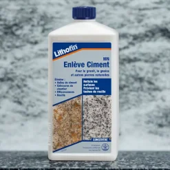 MN Enlève Ciment - Enlève ciment pour pierres naturelles - Lithofin - 1 L