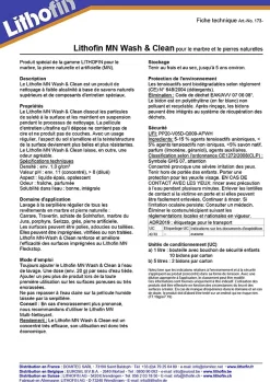 MN Wash & Clean - Nettoie et soigne en une opération - Lithofin - 5 L