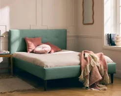 Monet - lit - 160x200 - sommier inclus - en tissu - Best Mobilier