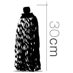 Mop serpillère à franges pour balai, recharge vadrouille, tête de rechange, tête de balai en microfibre super absorbante - H 30 cm