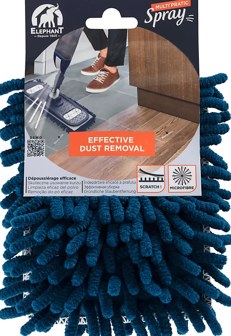 MultiPratic - Housse de dépoussiérage microfibre Elephant