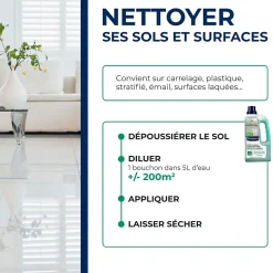 Nettoyant assainissant multi-usages senteur pin des landes Starwax 1L