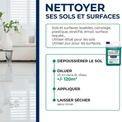 Nettoyant assainissant multi-usages senteur pin des landes Starwax 5L