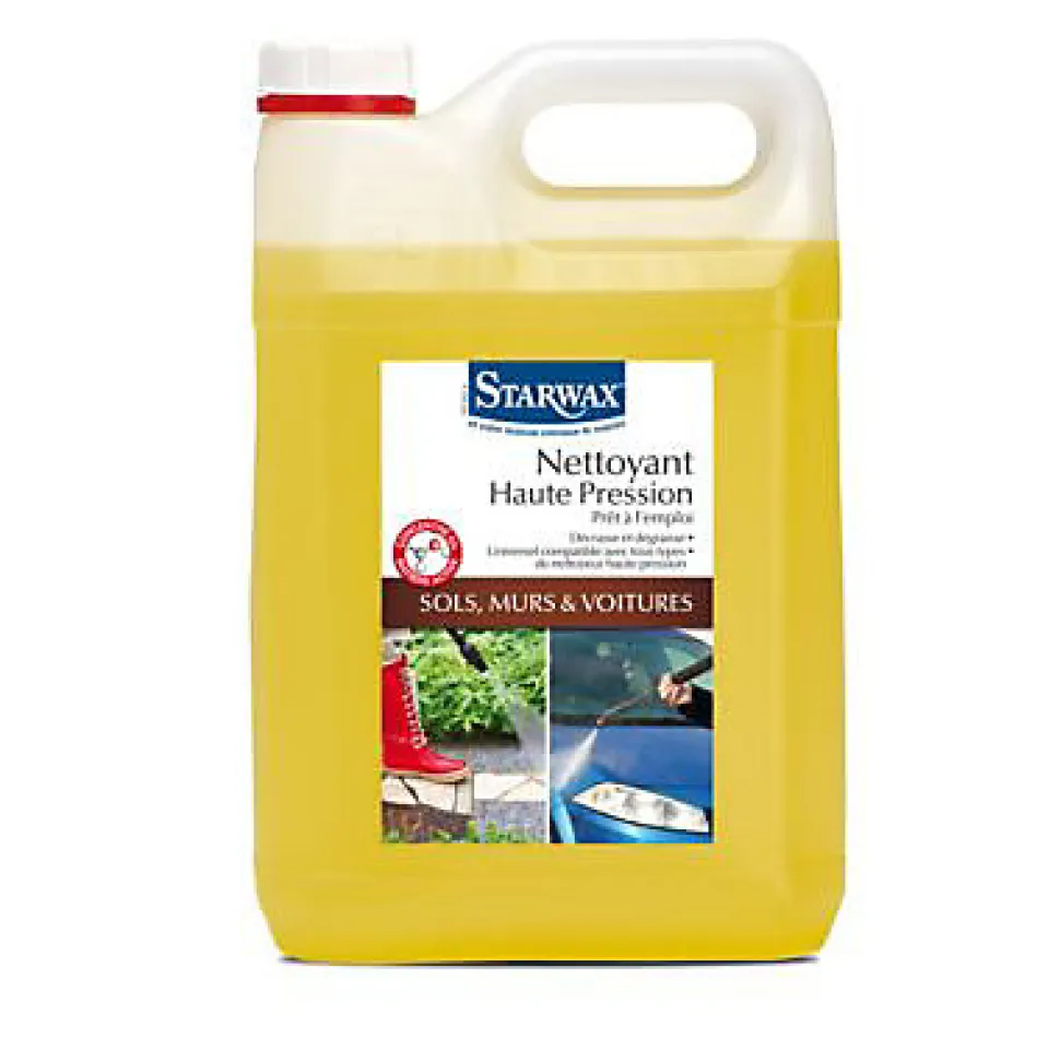 Nettoyant décrassant toitures, murs et sols gros nettoyage Starwax 5L