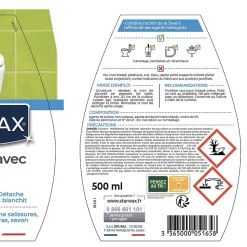 Nettoyant dégraissant javel Starwax 500 ml