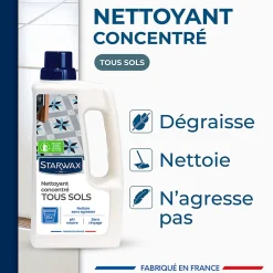 Nettoyant doux sol intérieurs Starwax 1L