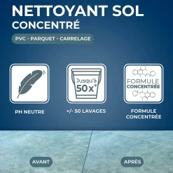 Nettoyant doux sol intérieurs Starwax 1L