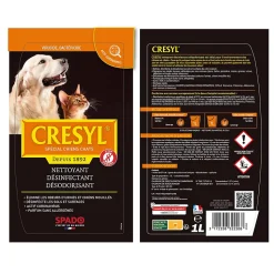 Nettoyant désinfectant désodorisant spécial chiens et chats Crésyl Spado 1L