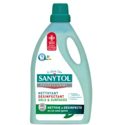 Nettoyant désinfectant sols et surfaces eucalyptus Sanytol 5L