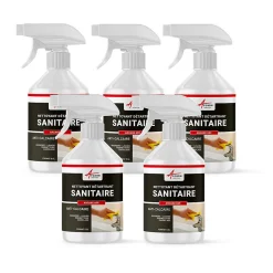 NETTOYANT DÉTARTRANT SANITAIRES MULTI USAGE - 2.5 L (5 x 0.5 L) - ARCANE INDUSTRIES