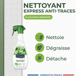 Nettoyant multi-usages à l'alcool ménager SoluVert Starwax 500ml