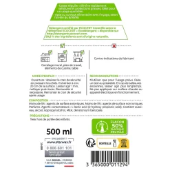 Nettoyant multi-usages à l'alcool ménager SoluVert Starwax 500ml