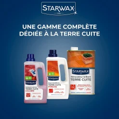 Nettoyant raviveur tomettes et terres cuites Starwax 1L