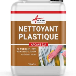 NETTOYANT RÉNOVATEUR PLASTIQUE - 5 L - ARCANE INDUSTRIES