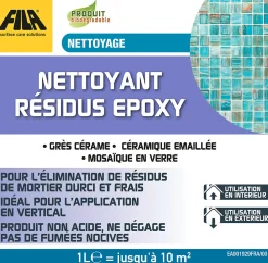 Nettoyant résidus époxy Fila 1L intérieur et extérieur