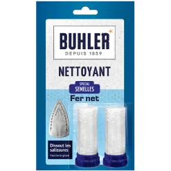 Nettoyant semelle fer à repasser Buhler 2x20 g