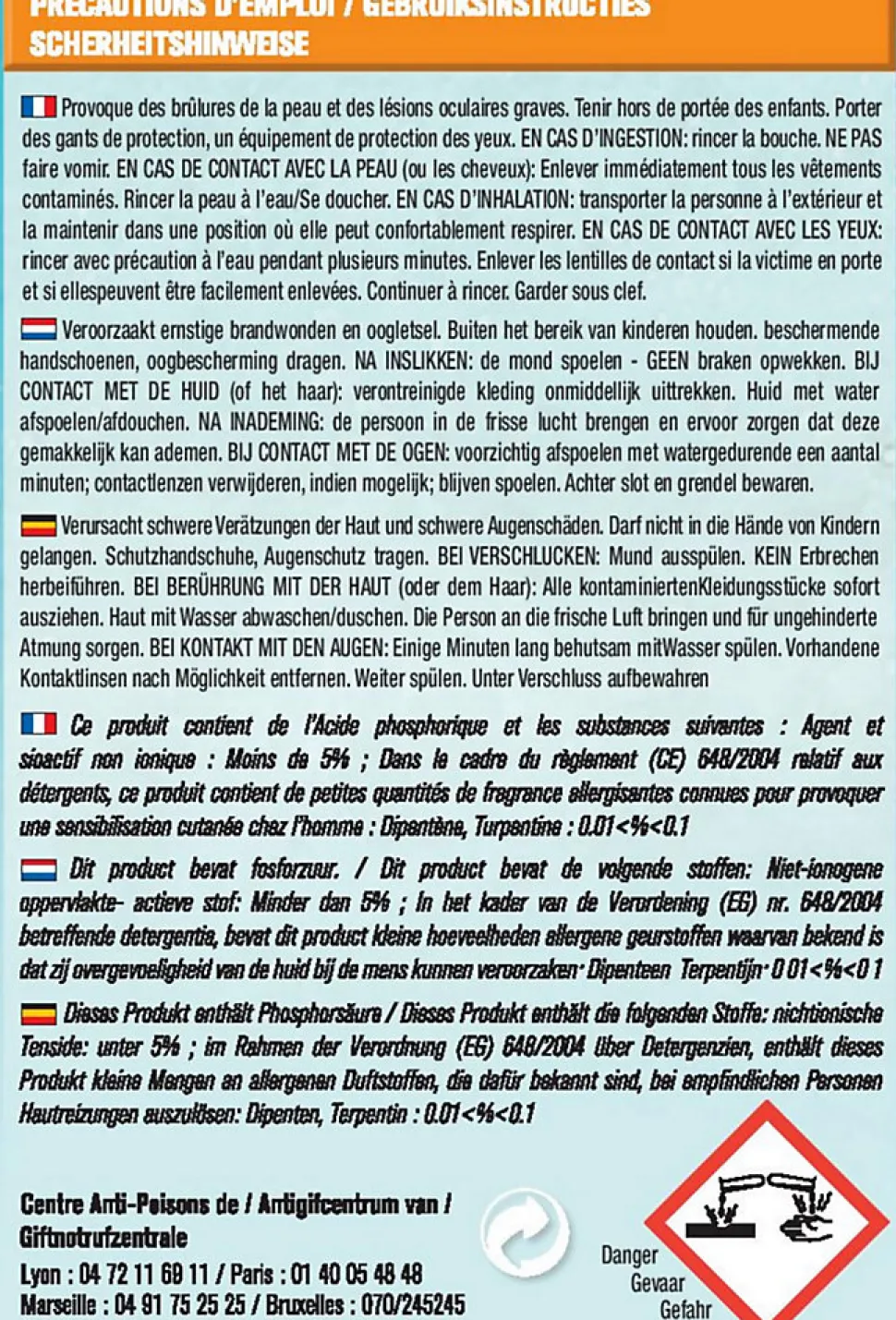 Nettoyant spécial pour balnéo 1L Atmos