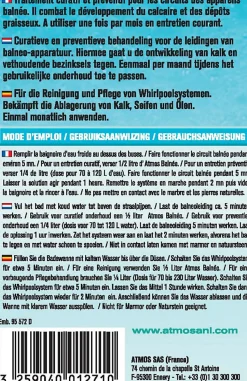 Nettoyant spécial pour balnéo 1L Atmos