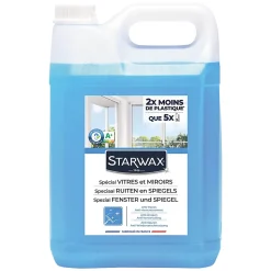 Nettoyant spécial vitres anti-traces à l'alcool Starwax 5L