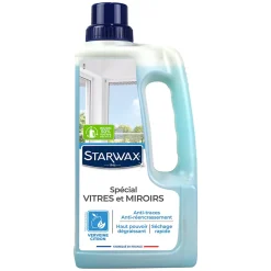 Nettoyant spécial vitres anti-traces à l'alcool Starwax 1L
