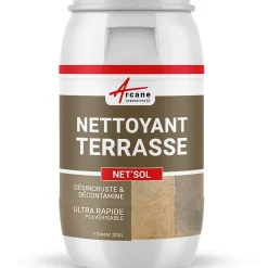 Nettoyant terrasse professionnel rapide pavé autobloquant pierre béton - 200 L - ARCANE INDUSTRIES