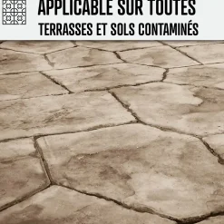 Nettoyant terrasse professionnel rapide pavé autobloquant pierre béton - 200 L - ARCANE INDUSTRIES