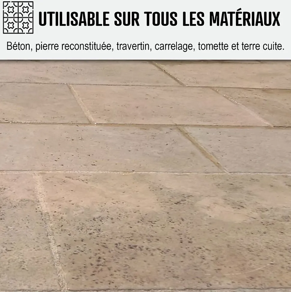 Nettoyant terrasse professionnel rapide pavé autobloquant pierre béton - 5 L - ARCANE INDUSTRIES
