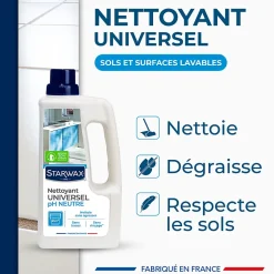 Nettoyant universel ph neutre multi-usages Starwax 1L