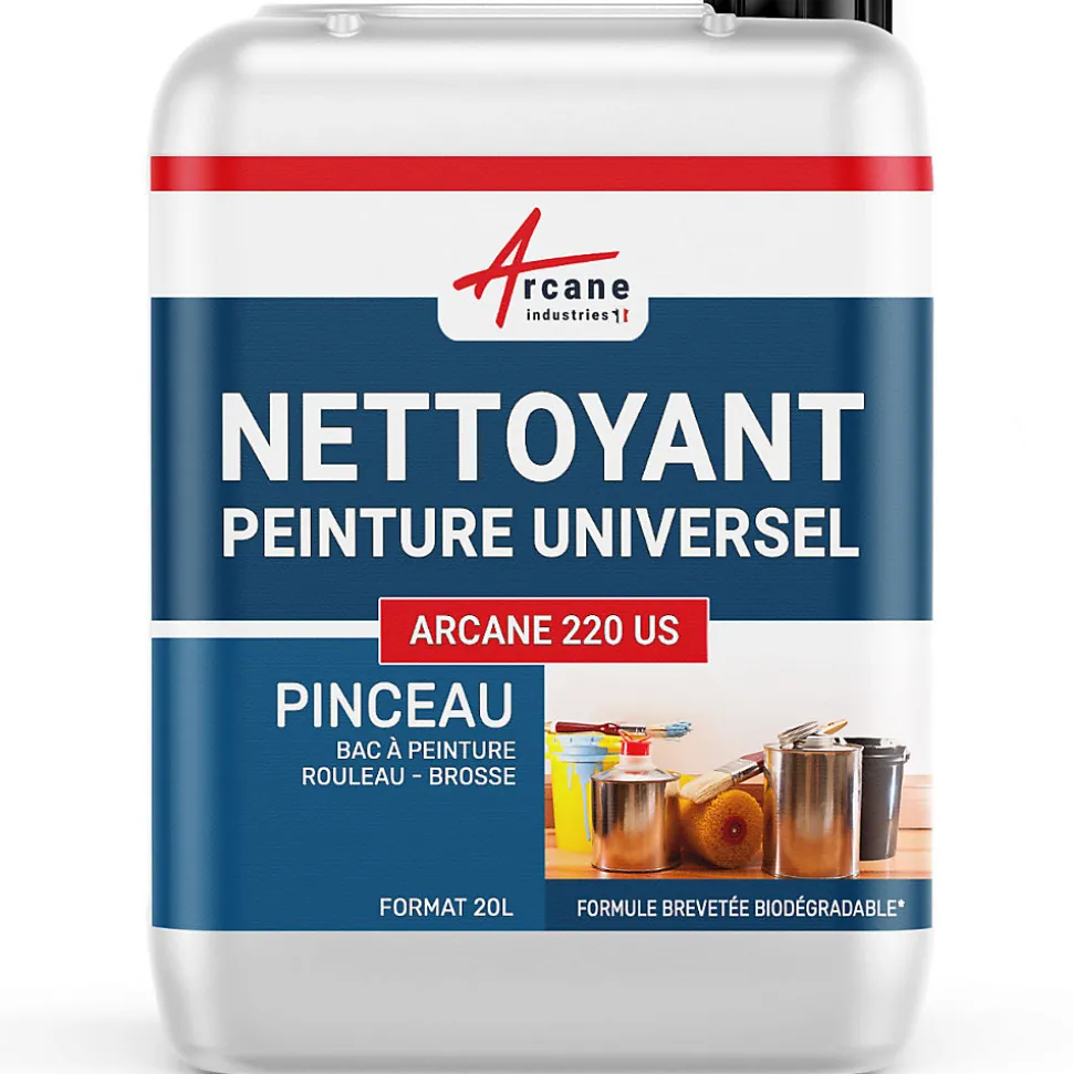NETTOYANT UNIVERSEL PINCEAUX ET OUTILS - 20 L - ARCANE INDUSTRIES