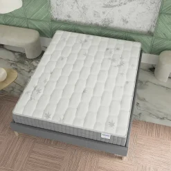 November Sleep Matelas Ressorts Ensachés 140x200 cm GALICE, Accueil Mémoire De Forme, 25 Cm D'épaisseur