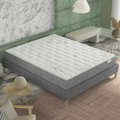 November Sleep Matelas Ressorts Ensachés 140x200 cm GALICE, Accueil Mémoire De Forme, 25 Cm D'épaisseur