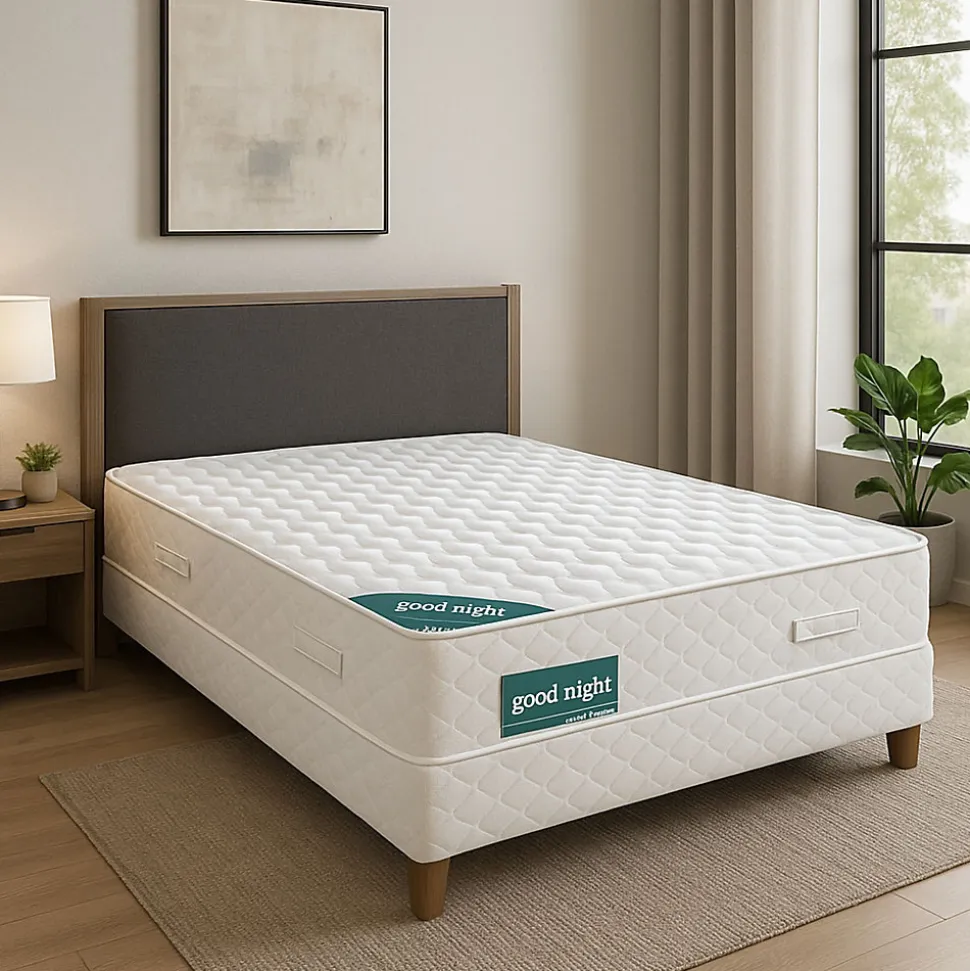 Nuits D'or Matelas 140x190 Tres Ferme Mousse Indéformable Haute résilence 35 Kg/m3 Epaisseur 21 cm (140x190)