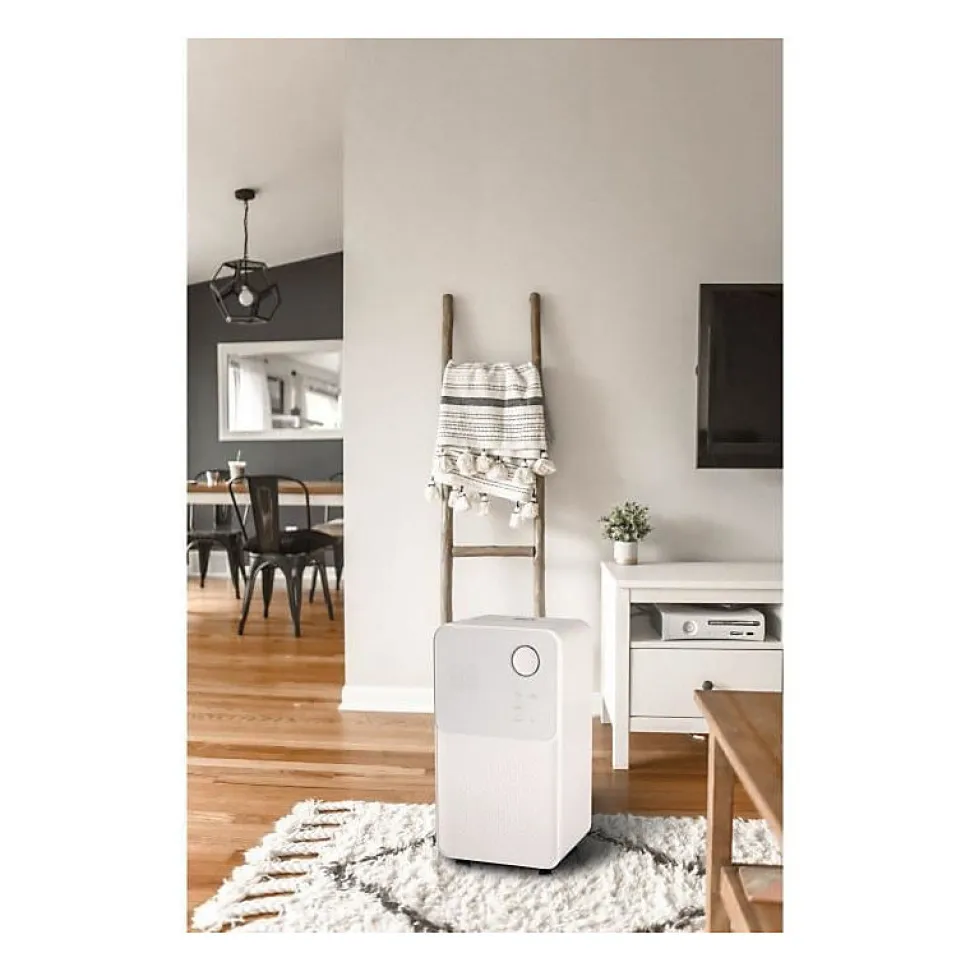 OCEANIC Deshumidificateur dair electrique - Extraction 12 litres/jour - Sechage du linge - Drainage continu - Affichage LED