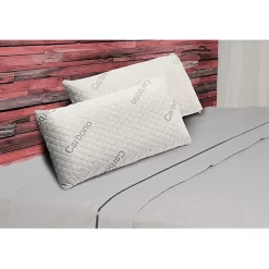 Oreiller - ECCOX - Carbone - 60 x 40 cm - Fermeté moyenne - Housse amovible