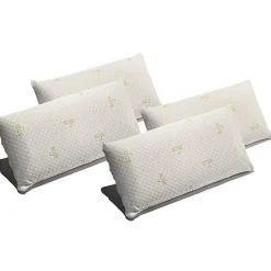 Oreiller - ECCOX - Mousse à mémoire Soja - 80 x 40 cm - Fermeté moyenne - Ergonomique