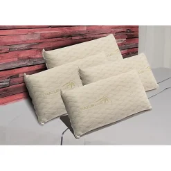 Oreiller - ECCOX - Natur Care - 60 x 40 cm - Mousse à mémoire - Housse amovible - Beige