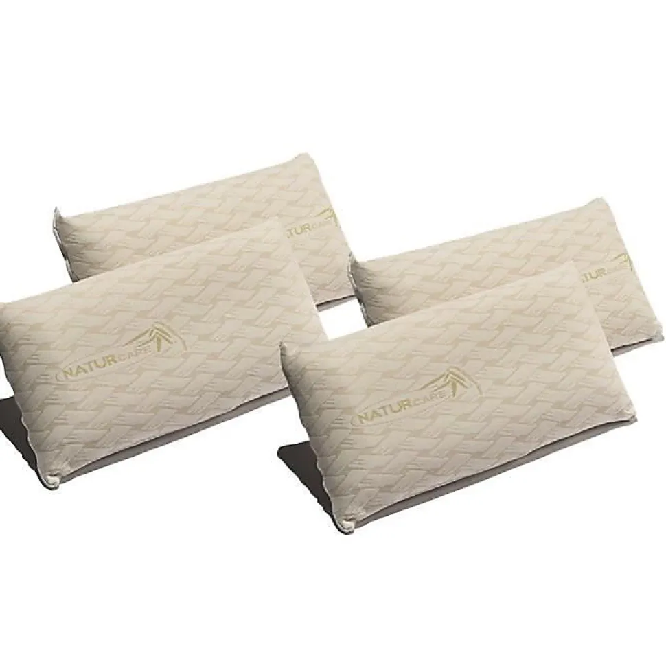 Oreiller - ECCOX - Natur Care - 80 x 40 cm - Mousse à mémoire - Housse amovible - Beige