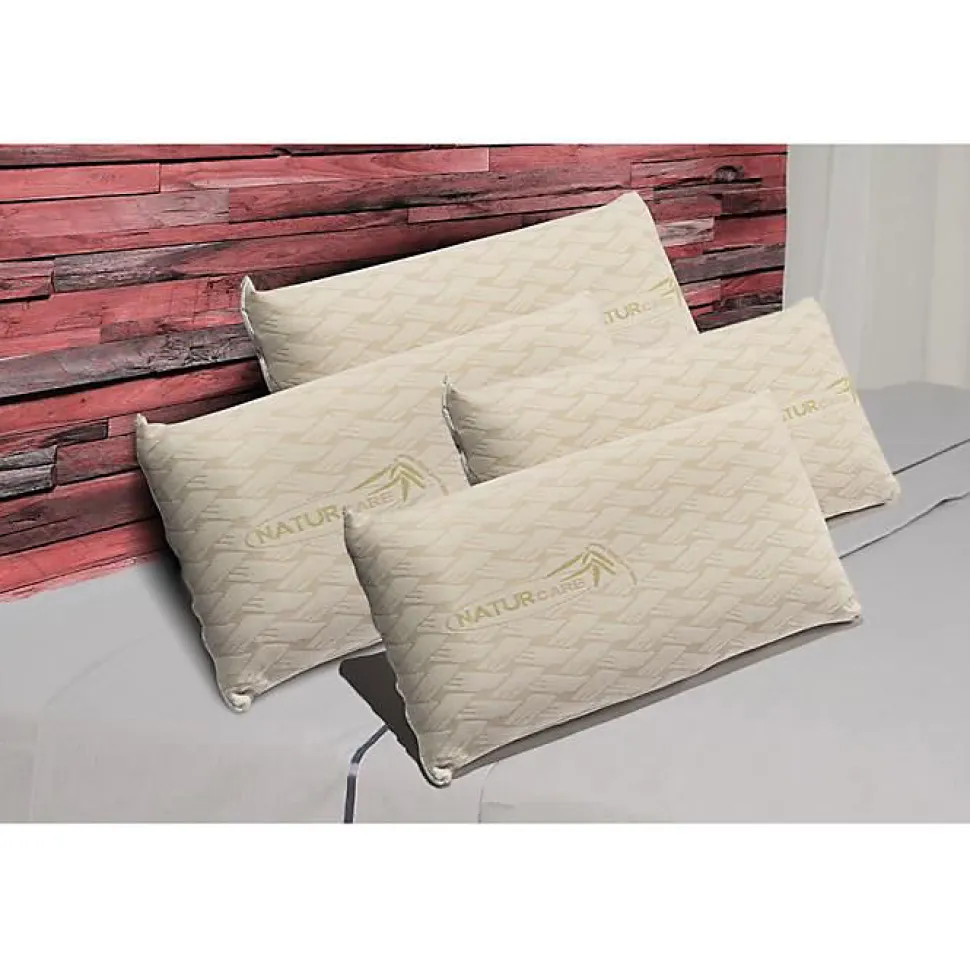 Oreiller - ECCOX - Natur Care - 90 x 40 cm - Mousse à mémoire - Housse amovible - Beige