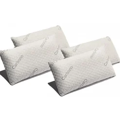 Oreiller - ECCOX - Pack de 4 - 80 x 40 cm - Fermeté Moyenne - Mousse à Mémoire de Forme