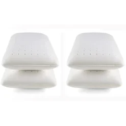 Oreiller - ECCOX - Pack de 4 - 60x40 cm - Mousse à mémoire - Fermeté moyenne - Anti-acariens