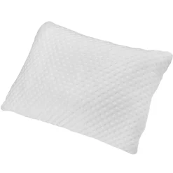 Oreiller à flocons et mémoire de forme (40x60 cm - Blanc)