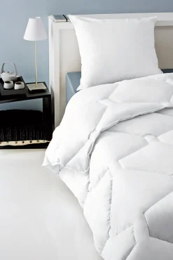 Oreiller 45 x 70 cm polyester moelleux blanc 500g