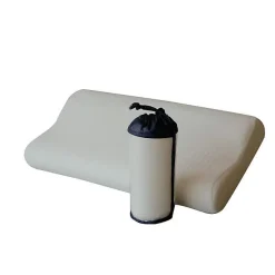 Oreiller Cervical - ECCOX - Pack de 2 - Mousse à Mémoire - 40x70 cm - Ergonomique - Blanc