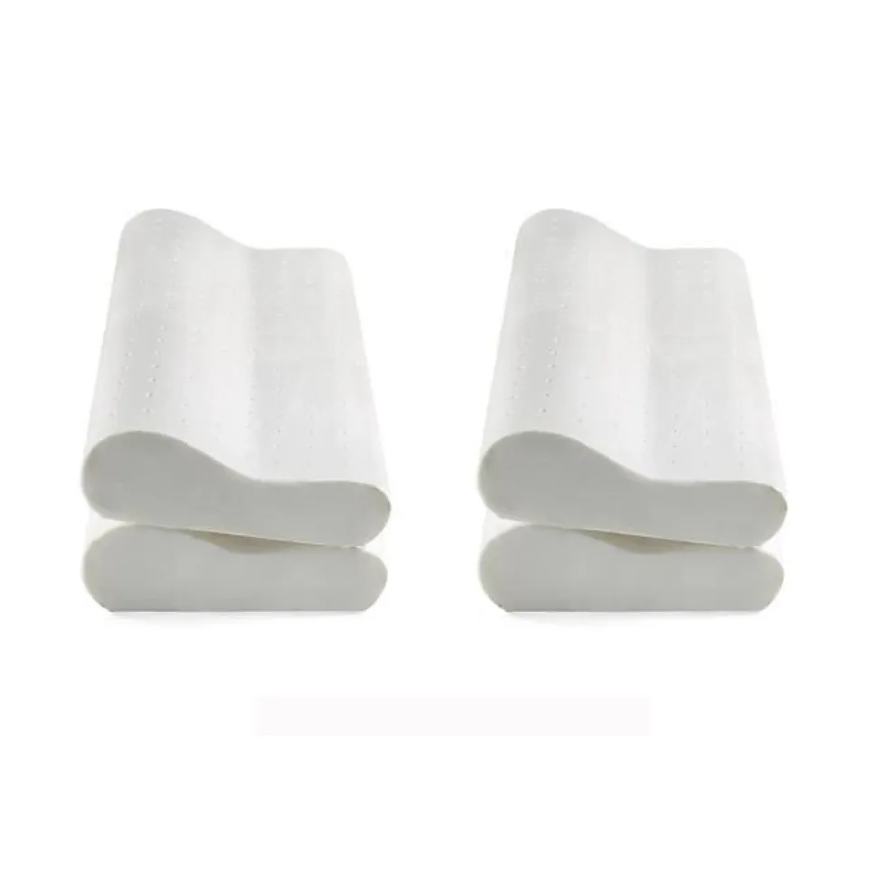 Oreiller cervical - ECCOX - Perforé - 40 x 70 x 13 cm - Mousse à mémoire - Fermeté moyenne