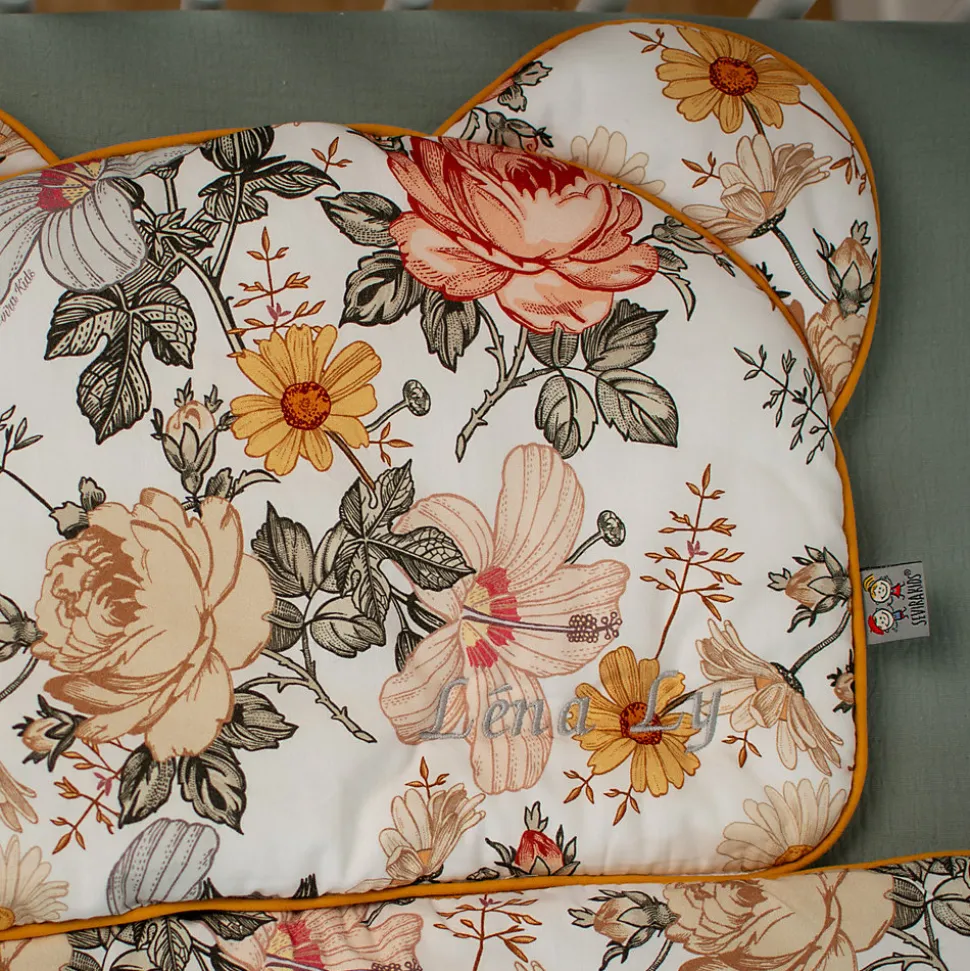 Oreiller coussin plat réversible Néo Vintage