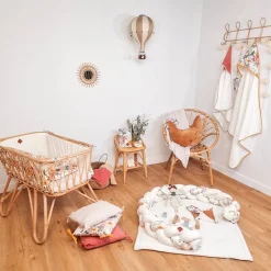 Oreiller coussin plat réversible Néo Vintage