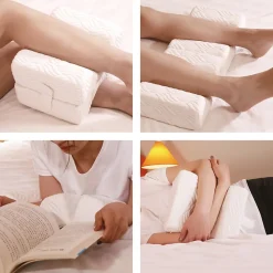 Oreiller de genou en mousse à mémoire de forme