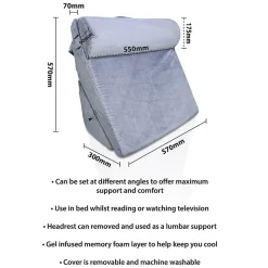 Oreiller de lit Aidapt VG884B réglable pliant de luxe