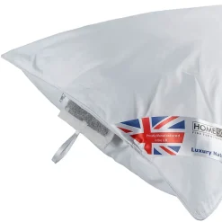 Oreiller en duvet et en plumes de d'oie parfumé à la camomille, 50 x 75 cm - HOMESCAPES