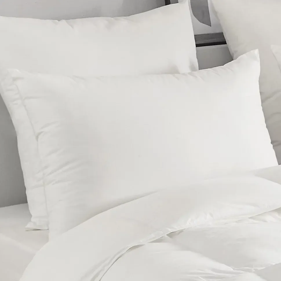 Oreiller en plumettes et duvet (50x70 cm - Blanc)